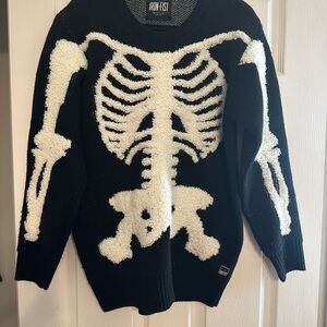 Iron Fist Black and White Knit Sweater